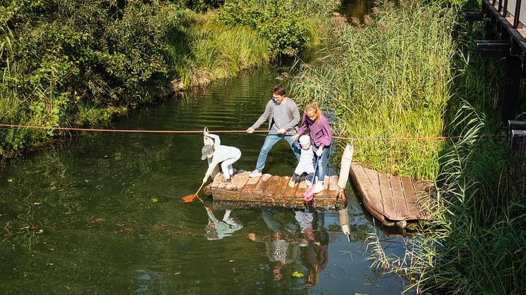 Familienabenteuer in der Natur kann man in Brandenburg erleben. Foto: TMB-Fotoarchiv/Steffen Lehmann. 