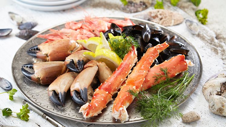 Norwegian shellfish exports lower in first half of 2017