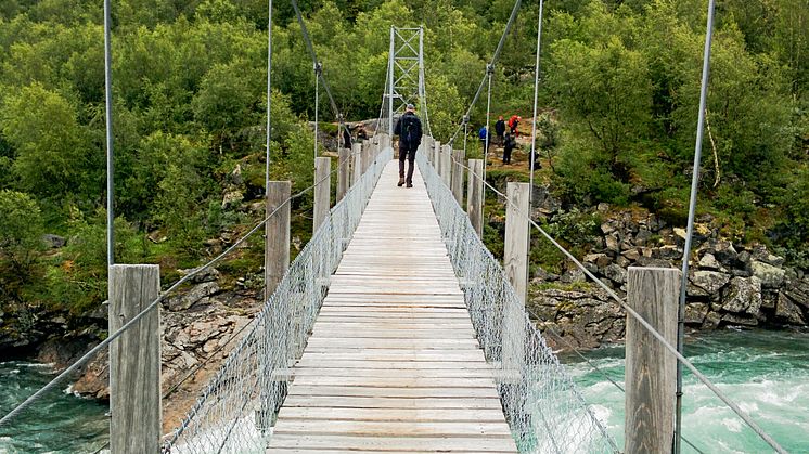 Hängbro över  Vuojatädno