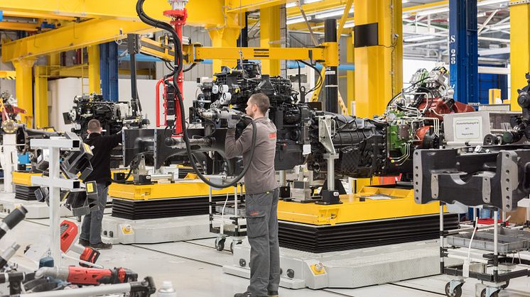 CLAAS traktorfabrik i Le Mans