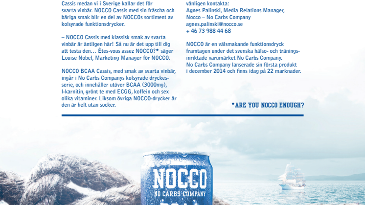 Ici c’est Cassis - NOCCO Cassis!