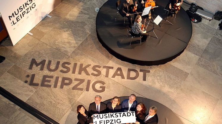 Veranschaulichung der Dachmarke "Musikstadt Leipzig" durch die Beteiligten