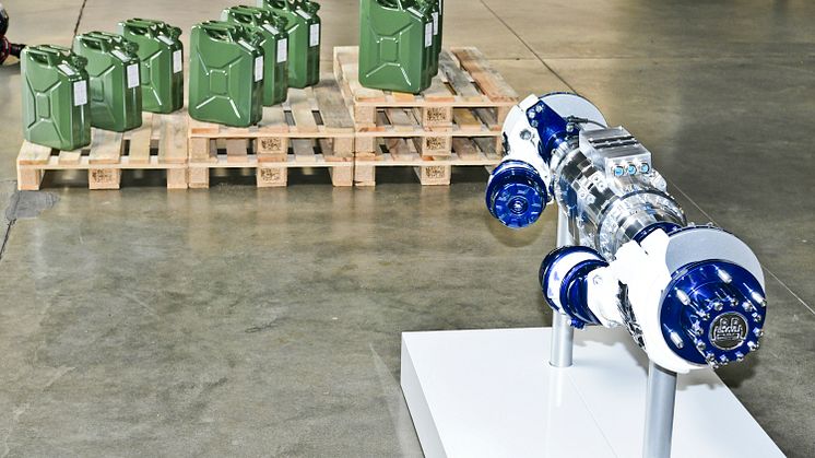BPW E-Antrieb versus Diesel - bildhaft in Szene gesetzt