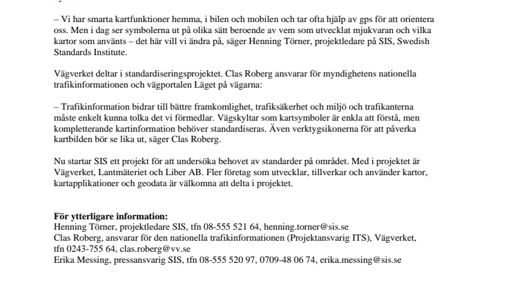Olika kartsymboler skapar förvirring 