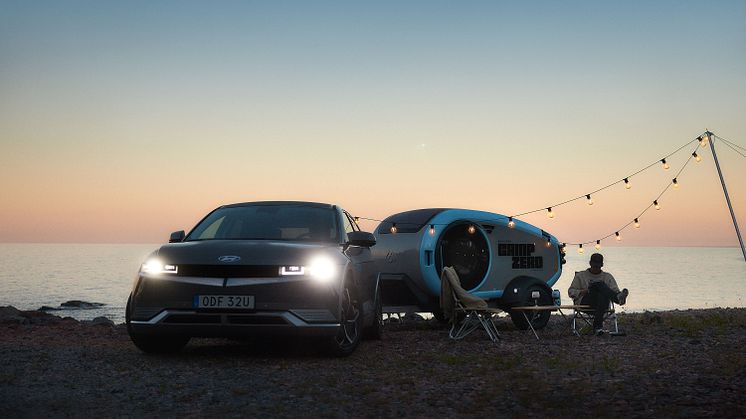 Utforska Sverige med Camp Zero powered by IONIQ 5. Campa med elektriska bekvämligheter vart du än parkerar. 