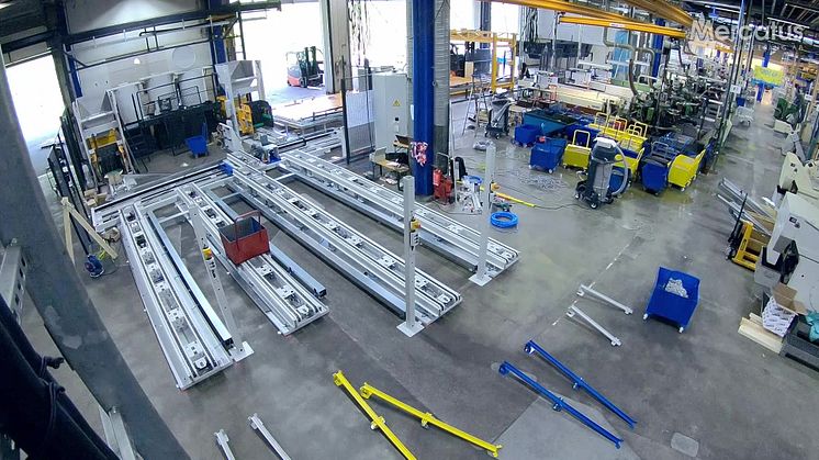 Automatiserad spåncentrifugering med portal - Installation och uppstart - Bufab Lann AB Värnamo