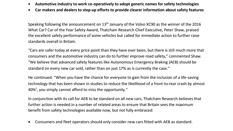 Key Steps to Improving Vehicle Safety