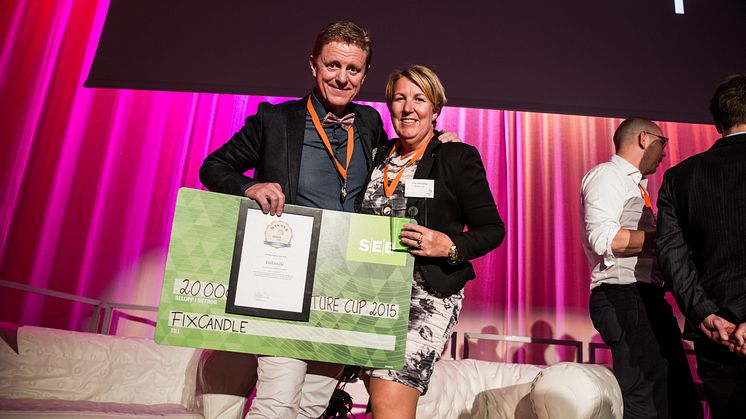 Innovativt ljusklister vinner finalen av Sveriges största affärsidétävling