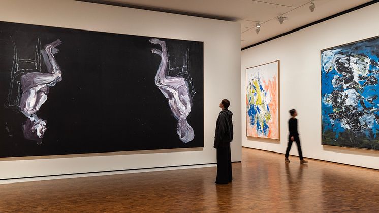 Georg Baselitz Med begge bena først/Feet First