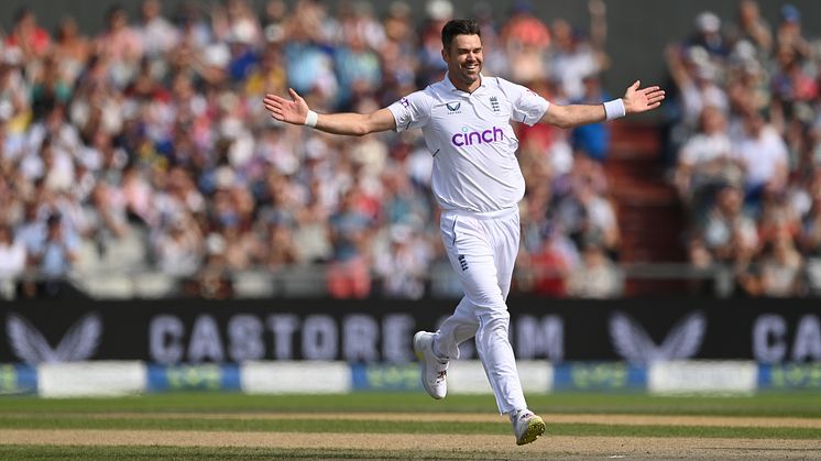 James Anderson, Ben Stokes and others donned their Rainbow Laces. Photo: ECB Images