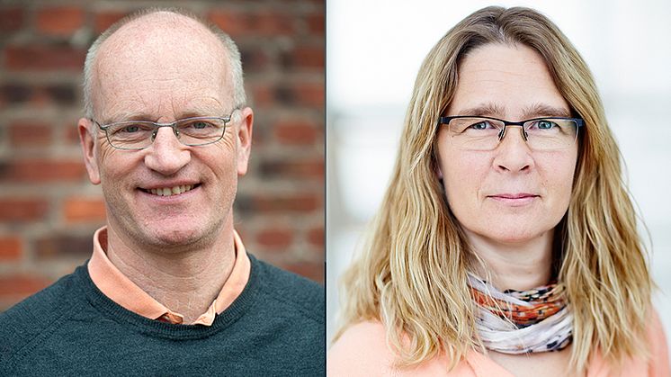 Lars Zetterberg, klimatexpert på IVL Svenska Miljöinstitutet, och Jessica Henryson, affärsområdeschef på Westander klimat och energi.