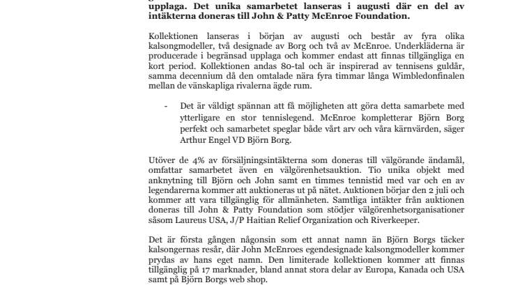 BORG OCH MCENROE TAR RIVALITETEN TILL NY NIVÅ