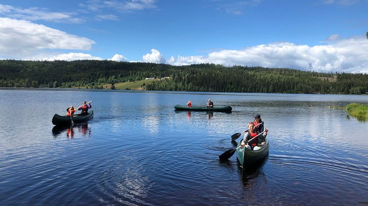DNT Gjøvik og omegn får støtte til å introdusere nyankomne flyktninger for det norske friluftslivet. (Bildet er ikke knyttet til dette prosjektet). Foto: Per Hovland/DNT Gjøvik og omegn
