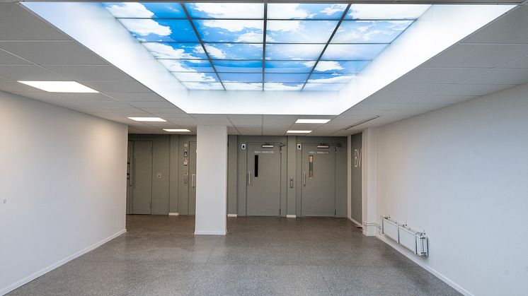 Medicinaren efter renovering trapphus