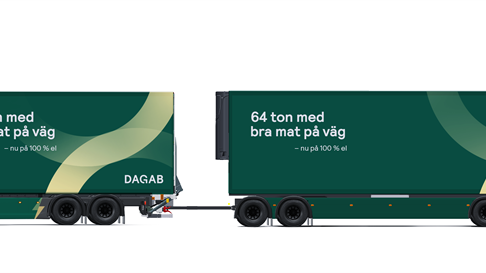 Axfoods inköps- och logistikbolag Dagab utökar sina livsmedelsleveranser med fler elfordon. 