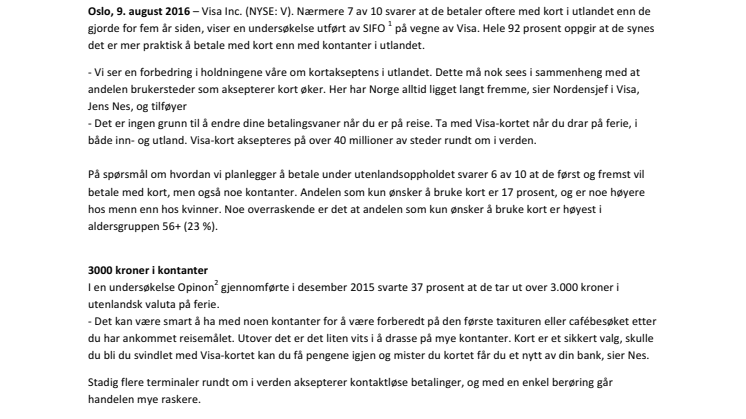 Feriebetaling i endring: Seniorer går foran