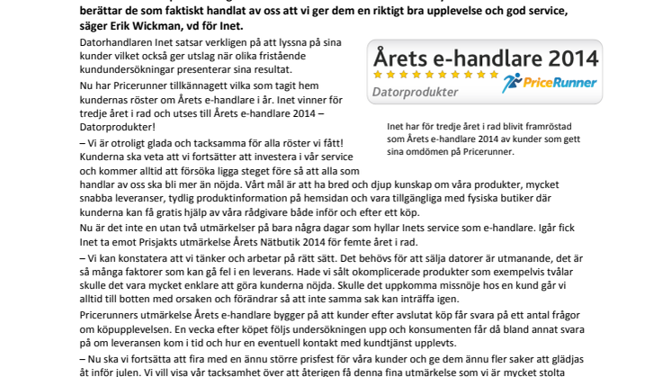 ”För tredje året i rad… Otroligt kul!” 