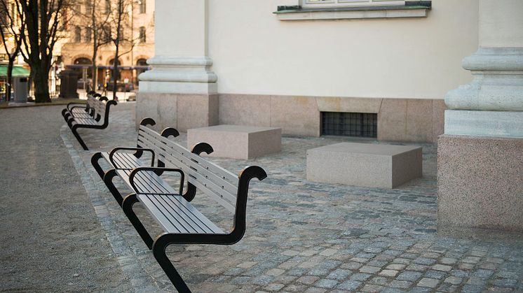 Gustaf Vasa kyrka - omfattande sten- och markarbeten har gjorts