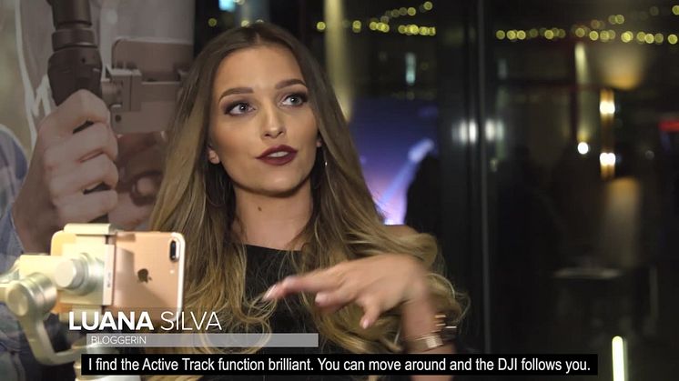 DJI Osmo Mobile Silver at Berlin Fashion Week 2017
