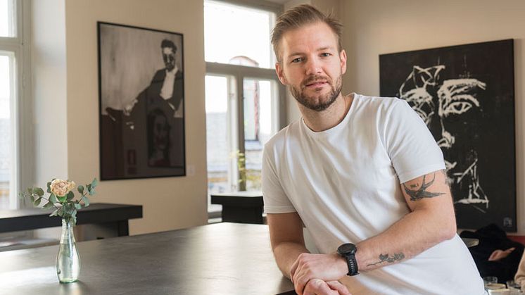 Sveriges kandidat för Bocuse d’Or Europe, Sebastian Gibrand.