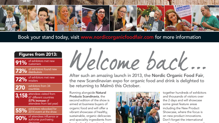 Nordic Organic Food Fair - Show Preview