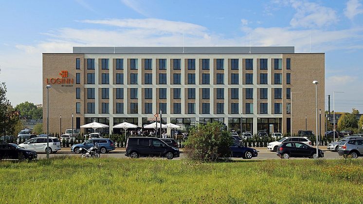 Außenansicht des neuen LOGINN by Achat Hotel
