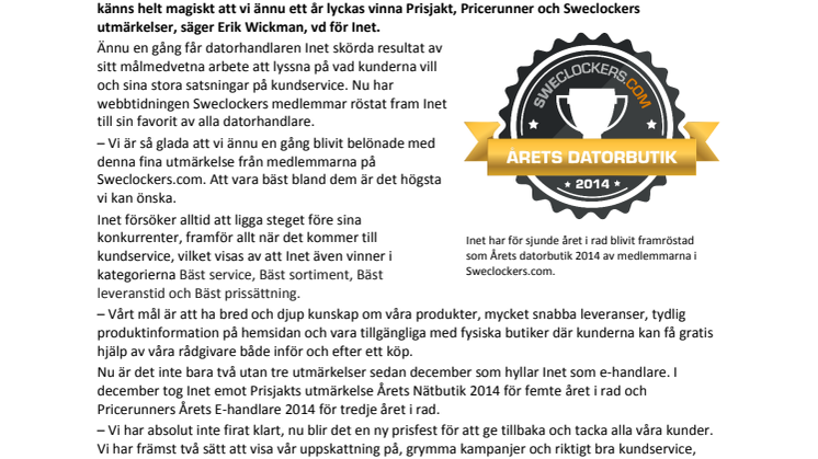 ”Helt magiskt, sju år i rad!”