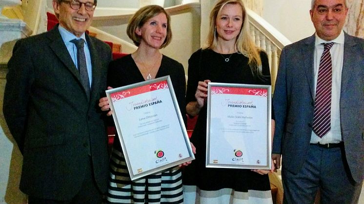 Malin Ståhl Hefvelin vinner journalistpriset Premio España 2016
