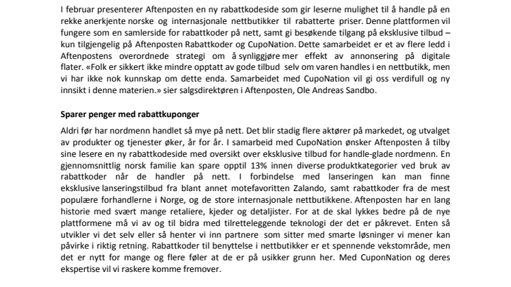 Aftenposten med ny digital plattform i samarbeid med ung internasjonal start-up