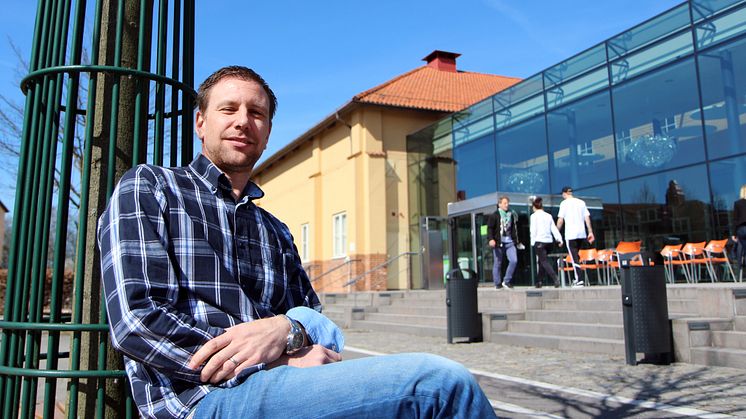 Daniel Carlberg FRI ANVÄNDNING Foto: Fabian Rimfors/Högskolan Kristianstad