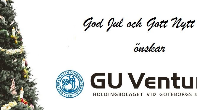 God Jul och Gott Nytt År önskar GU Ventures 