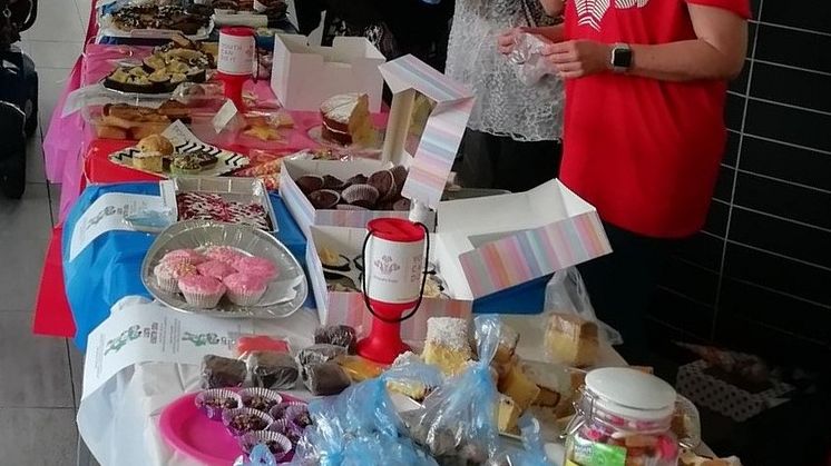 Great Northern staff put on a spectacular bake sale at Stevenage station today - more images available to download below