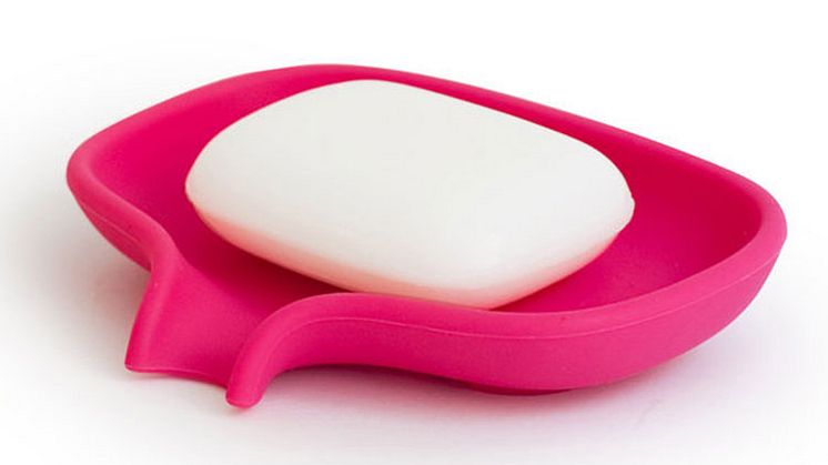 Mjukt tåvlfat med avrinning i rosa