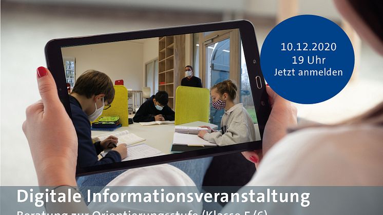 Digitale Informationsveranstaltung zur Orientierungsstufe (Klasse 5/6)