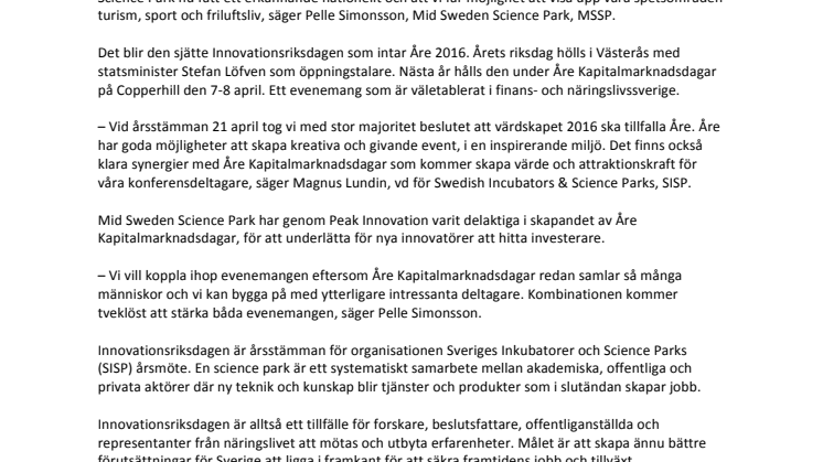 Ännu ett stort möte till Åre