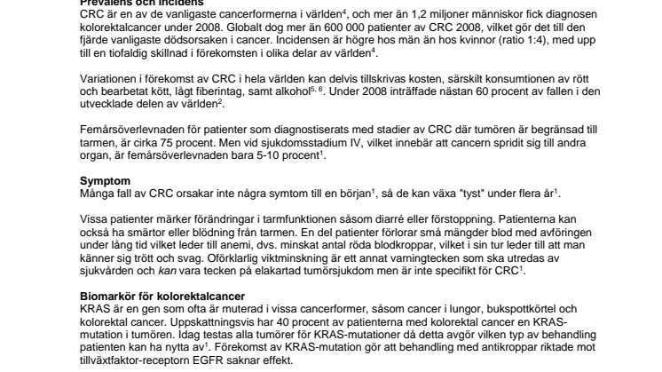 Kolorektalcancer (CRC)