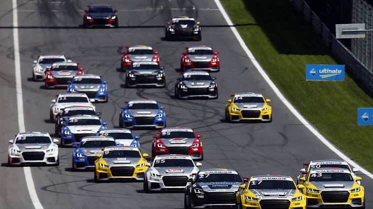 Audi Sport TT Cup Spielberg 2015 start race 1