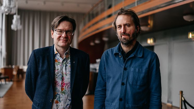 Sten Cranner, VD och konstnärlig chef för Göteborgs Symfoniker i möte med Emil Mattsson, Direktor Räddningsmissionen