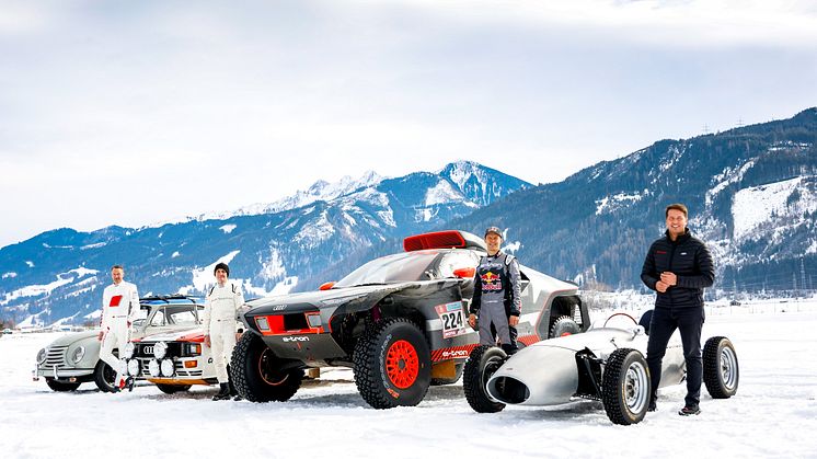 Frank Stippler, Harald Demuth, Mattias Ekström, Julius Seebach (GP Ice Race 2022)