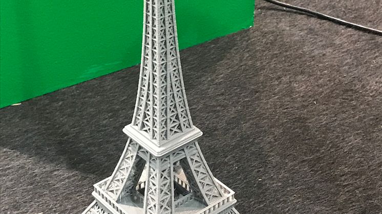3D-printat Eiffeltorn