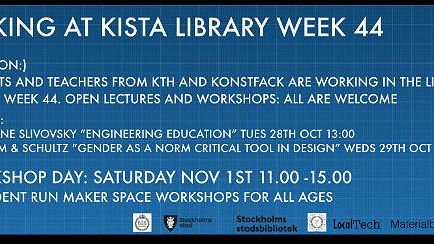Making at Kista Library week 44