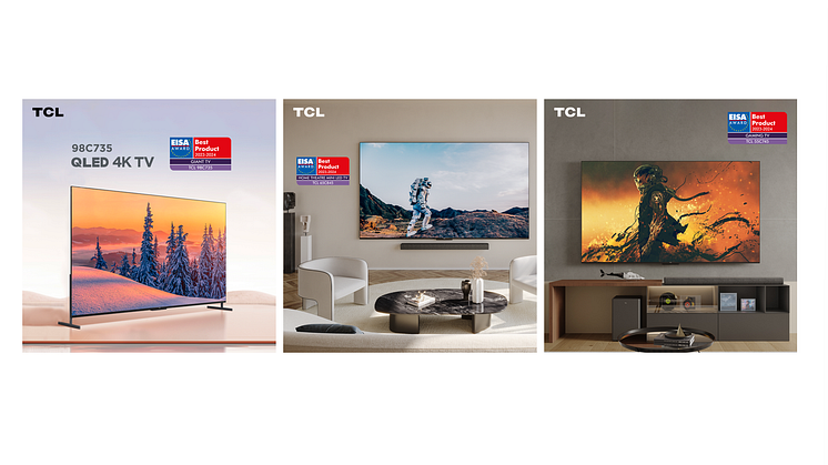 TCL vinder tre prestigefyldte EISA-priser 2023-2024