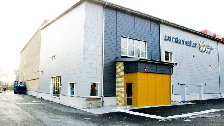 Lundenhallen i Örgryte-Härlanda invigs måndag 17 december. 