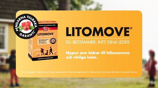 Litomove reklamfilm - Du bestämmer, inte dina leder 2