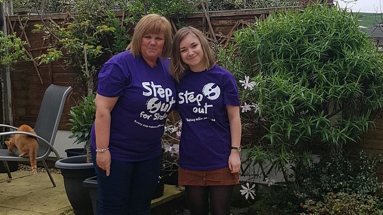 ​Survivors take a Step Out for Stroke in Heywood