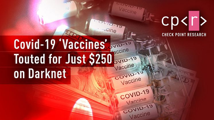 Darknet svämmar över av vaccinerbjudanden 