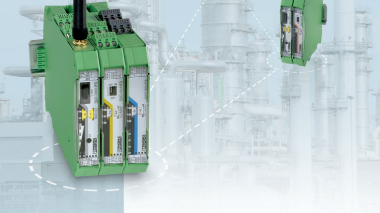 Trådløs signalkommunikation via Modbus RTU