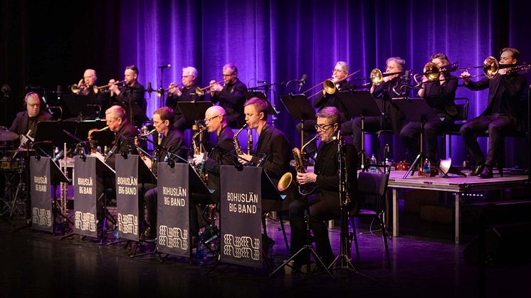 Bohuslän Big Band. Foto: Strandroth.
