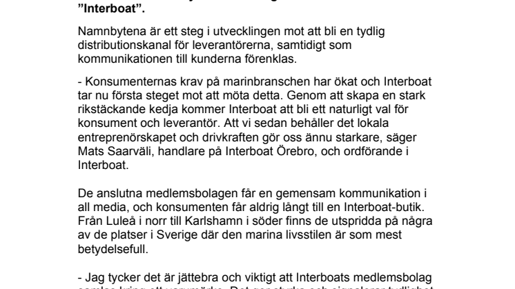 Båthandlare samlas under gemensamt varumärke 