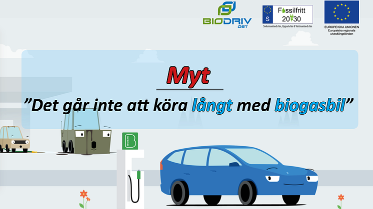 Ny film om myter – visst går det bra att köra biogasbil!